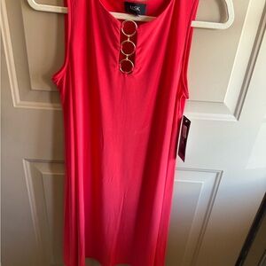 MSK Vibrant Red Dress